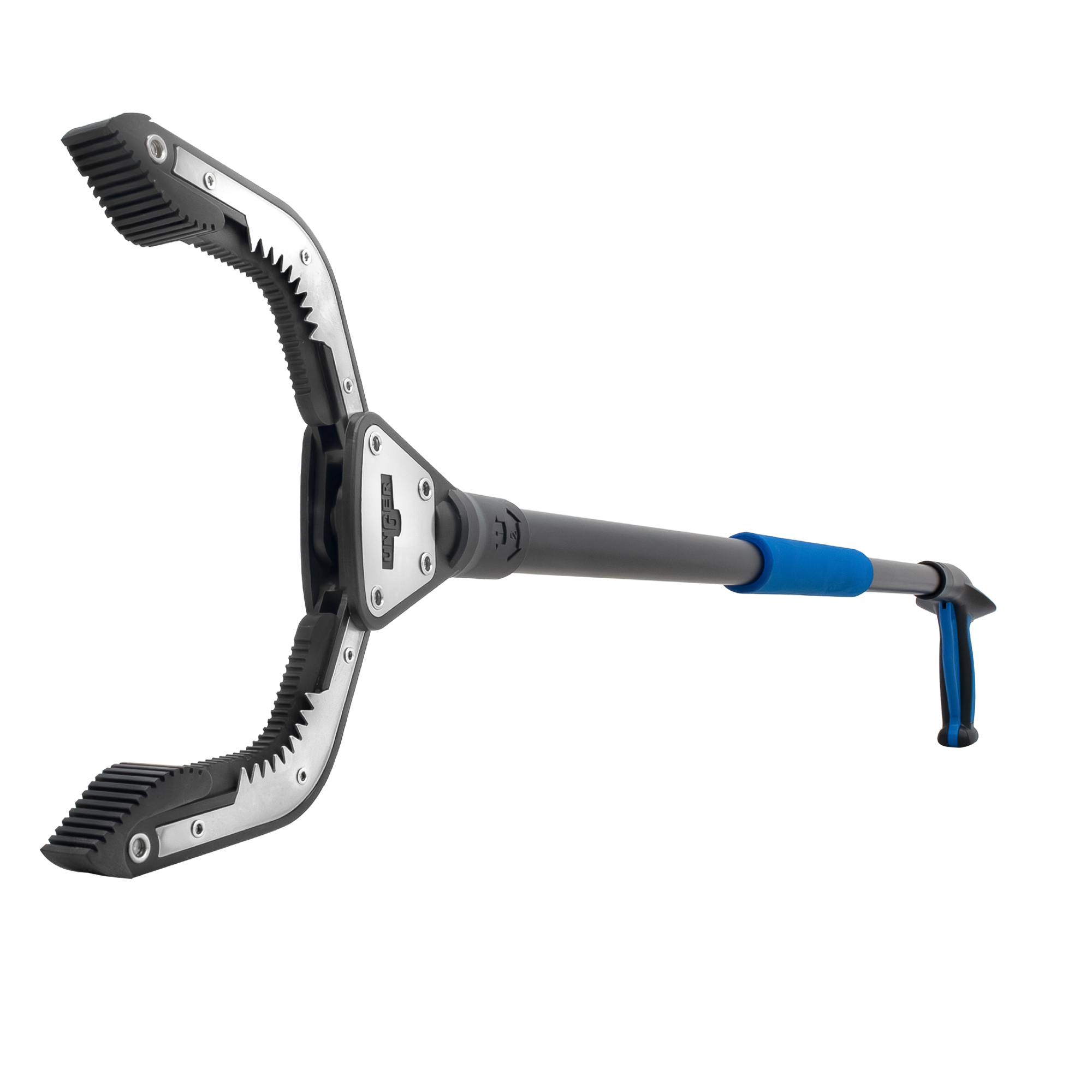 Unger Professional 42.5? Rugged Reacher Grabber Tool with Rotating Head, Outdoor Trash Picker Upper, Heavy Duty Claw Pickup, Durable Litter Yard Clean Up for Twigs, Lawn, and Garden Use